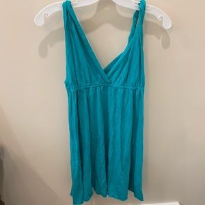 Twisted strap tunic tank